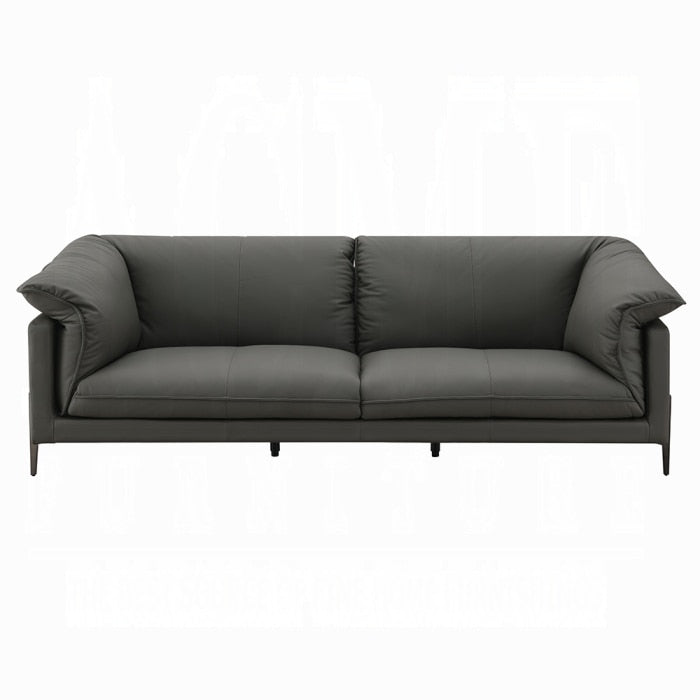 ACME Furniture - Tadi Loveseat - Black Top Grain Leather - LV04511 veiw 2