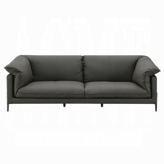 ACME Furniture - Tadi Loveseat - Black Top Grain Leather - LV04511 veiw 2