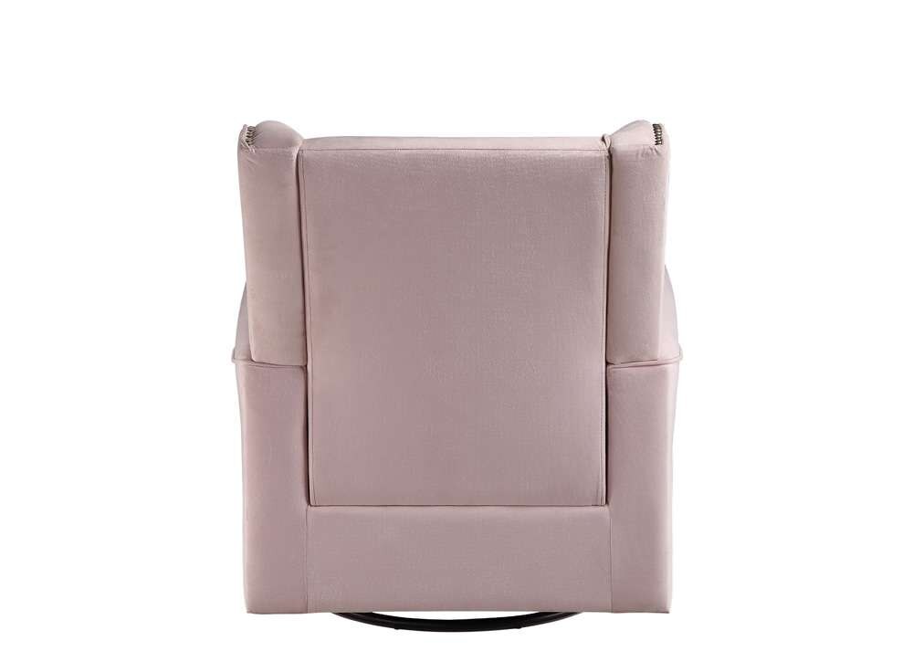 ACME Furniture - Tamaki Swivel Chair w/Glider - Pink - LV00923 veiw 5