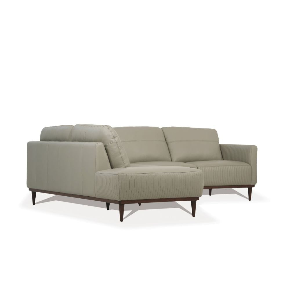 ACME Furniture - Tampa - Sectional Sofa - Airy Green Top Grain Leather - 54995 view 3