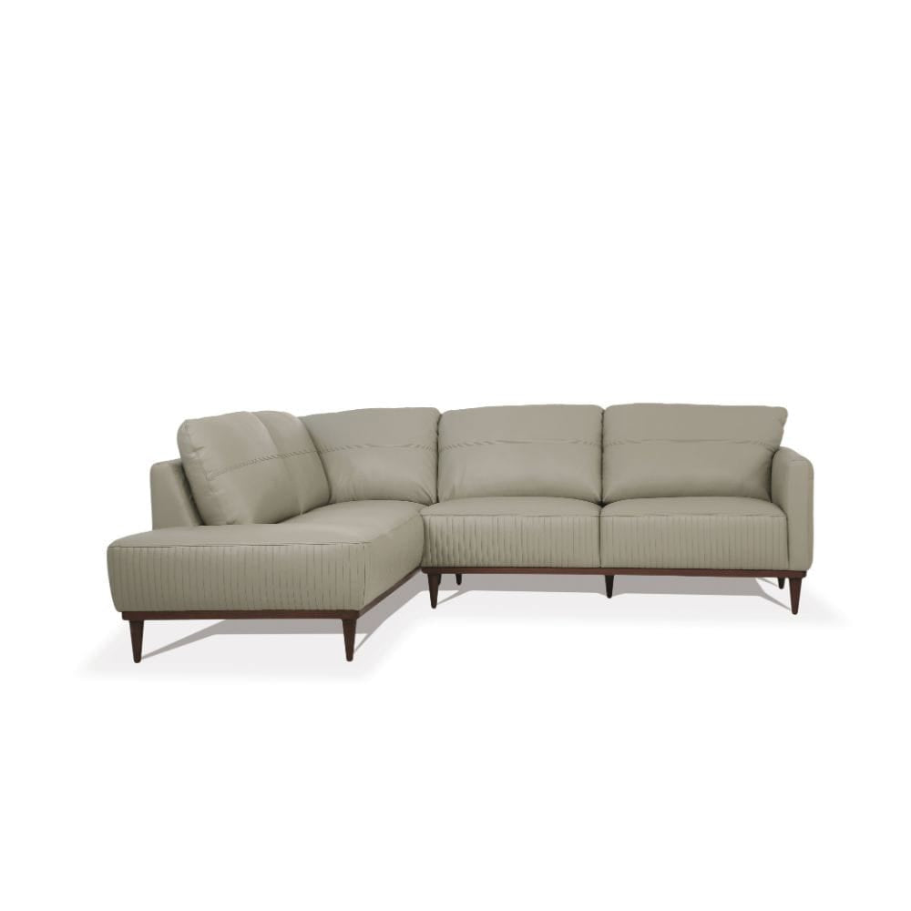 ACME Furniture - Tampa - Sectional Sofa - Airy Green Top Grain Leather - 54995 view 4