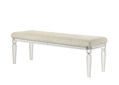 ACME Furniture - Tarian Bench - Pearl White Finish - BD02322 view 1