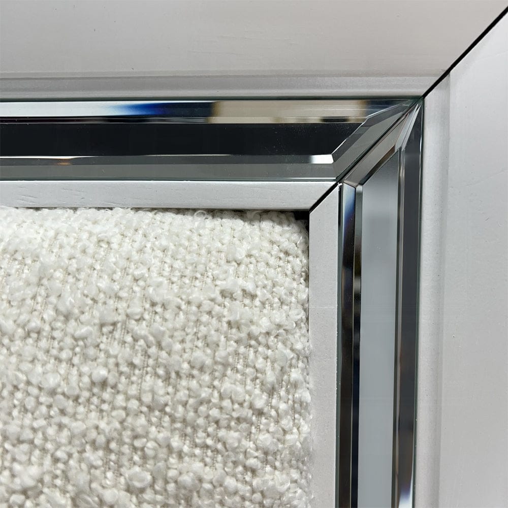 ACME Furniture - Tarian Eastern King Bed w/Storage & LED - White Boucle & Pearl White - BD02316EK view 7