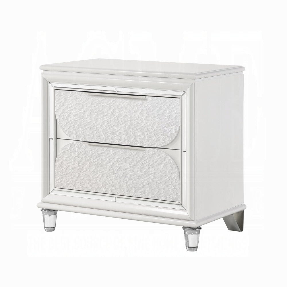ACME Furniture - Tarian Nightstand - Pearl White - BD02318 view 1