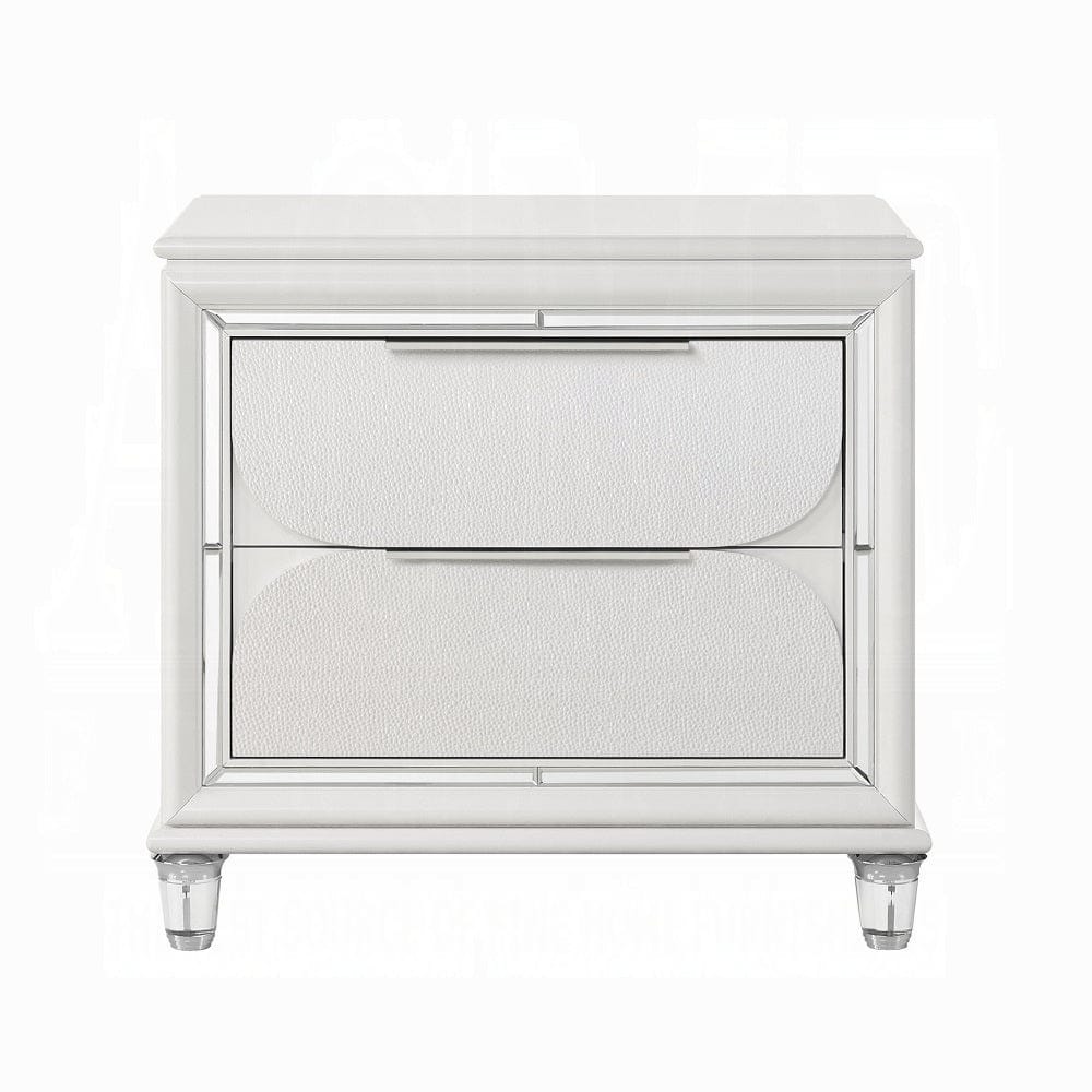 ACME Furniture - Tarian Nightstand - Pearl White - BD02318 view 2