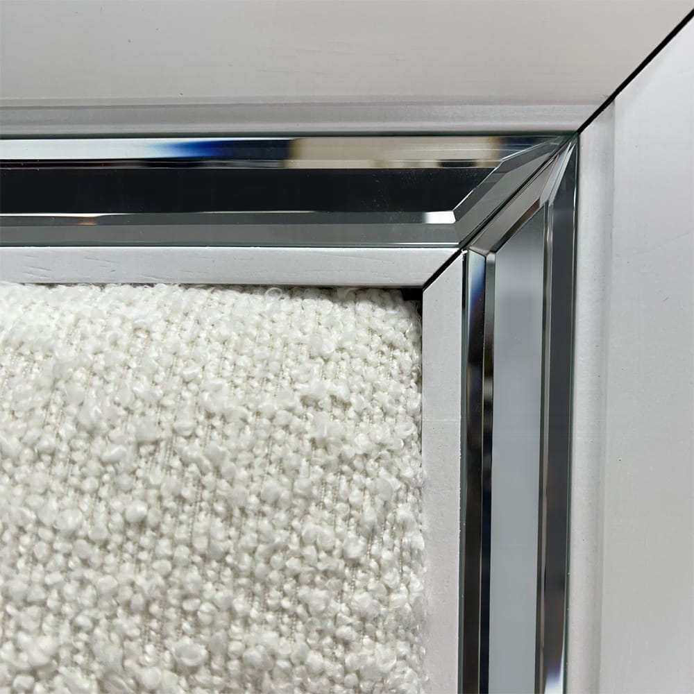 ACME Furniture - Tarian Queen Bed w/Storage & LED - White Boucle & Pearl White - BD02317Q view 5