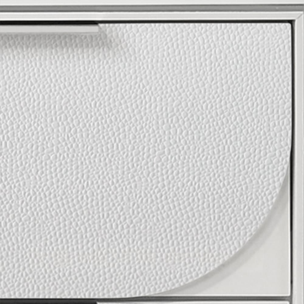 ACME Furniture - Tarian Queen Bed w/Storage & LED - White Boucle & Pearl White - BD02317Q view 6