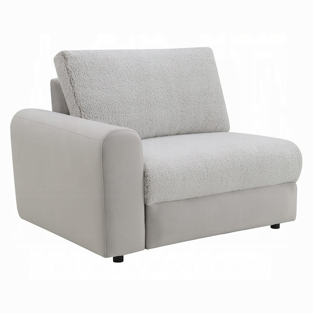 ACME Furniture - Tarrance - Modular Power LF Power Recliner - GraySherpa & Velvet - LV04890 view 1