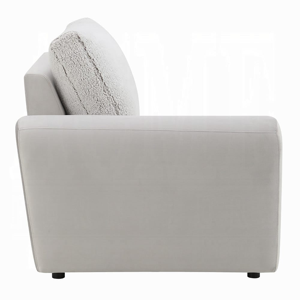 ACME Furniture - Tarrance - Modular Power LF Power Recliner - GraySherpa & Velvet - LV04890 view 3