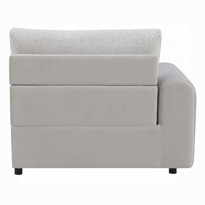 ACME Furniture - Tarrance - Modular Power LF Power Recliner - GraySherpa & Velvet - LV04890 view 4
