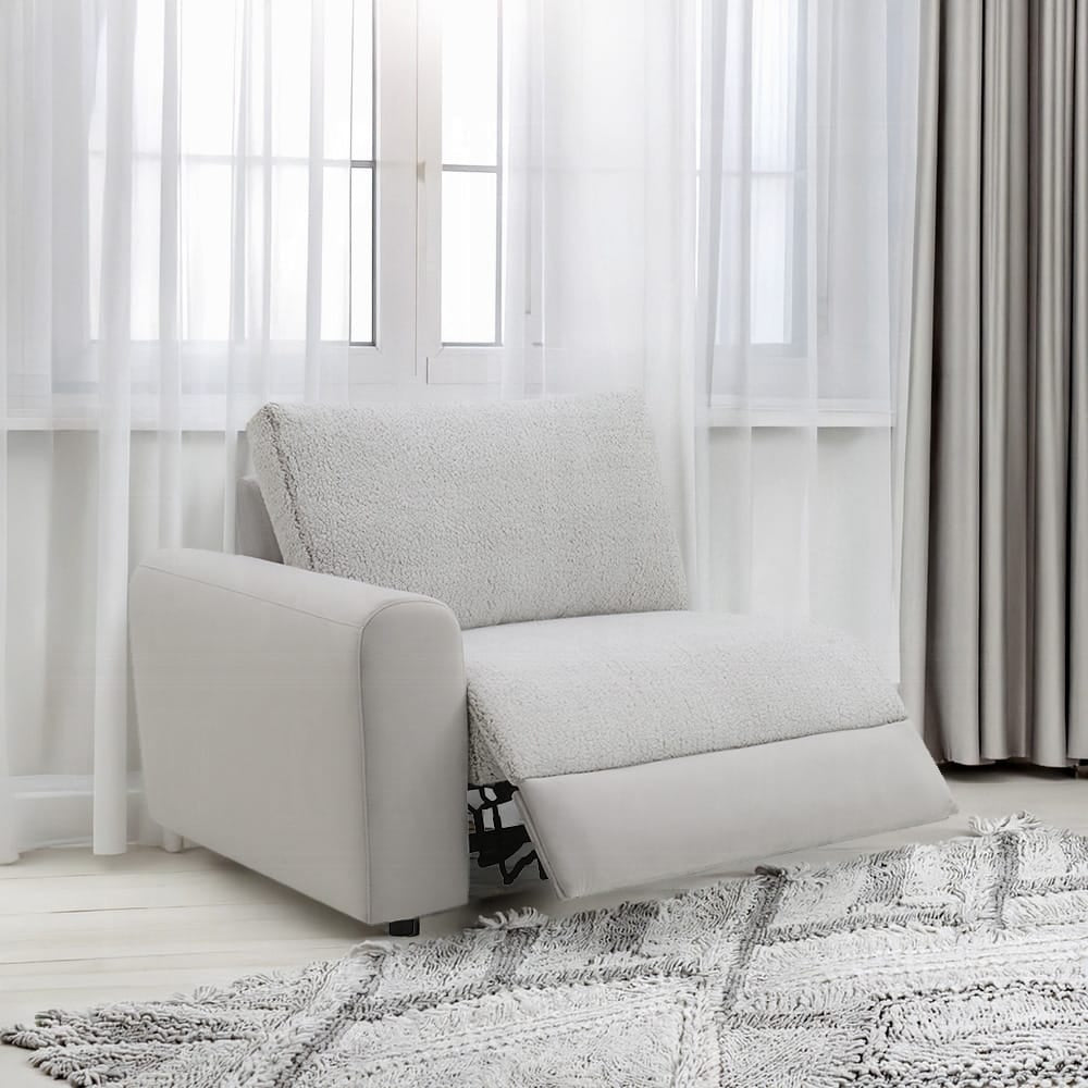 ACME Furniture - Tarrance - Modular Power LF Power Recliner - GraySherpa & Velvet - LV04890 view 11
