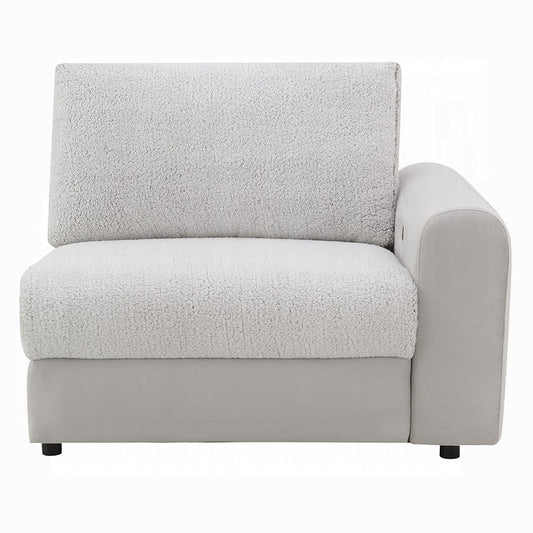 ACME Furniture - Tarrance - Modular RF Power Recliner - GraySherpa & Velvet - LV04895 view 1