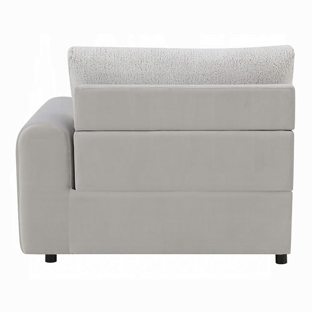 ACME Furniture - Tarrance - Modular RF Power Recliner - GraySherpa & Velvet - LV04895 view 5
