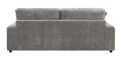 ACME Furniture - Tavia Sectional Sofa w/6 Pillows - Gray Corduroy - LV01882 veiw 5