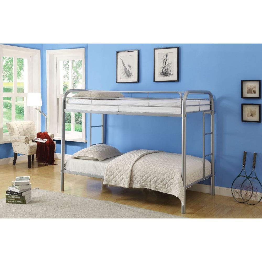 ACME Furniture - Thomas - Twin/Twin Bunk Bed - Silver - 02188SI view 4