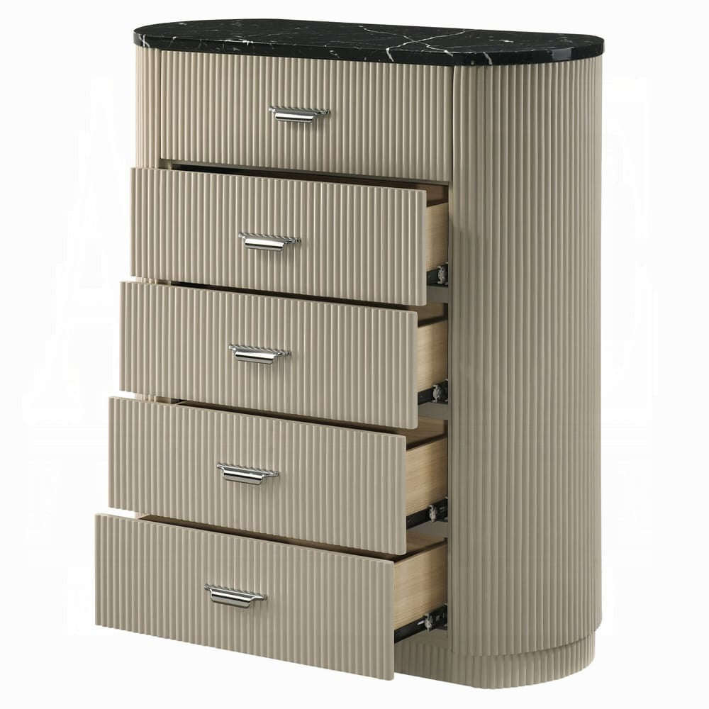 ACME Furniture - Travonte - Chest - Gray Linen & Beige - BD04886 view 3