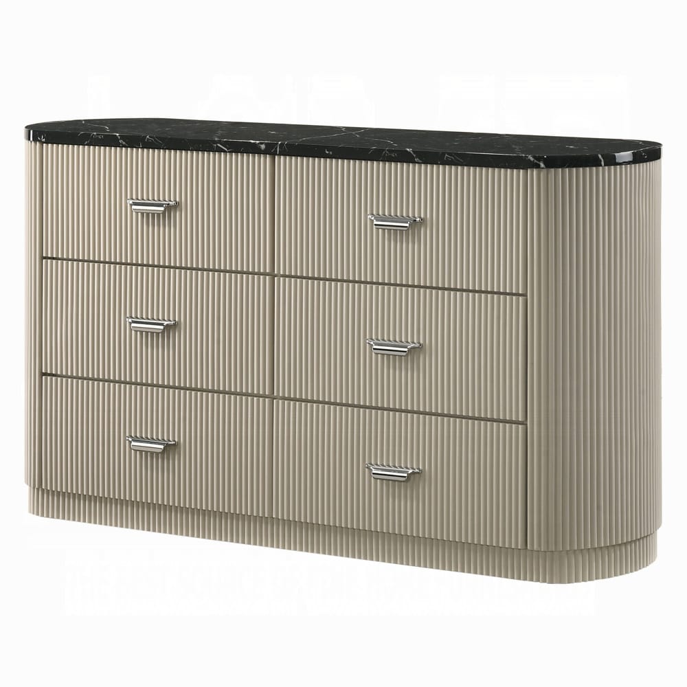 ACME Furniture - Travonte - Dresser - Gray Linen & Beige - BD04885 view 1