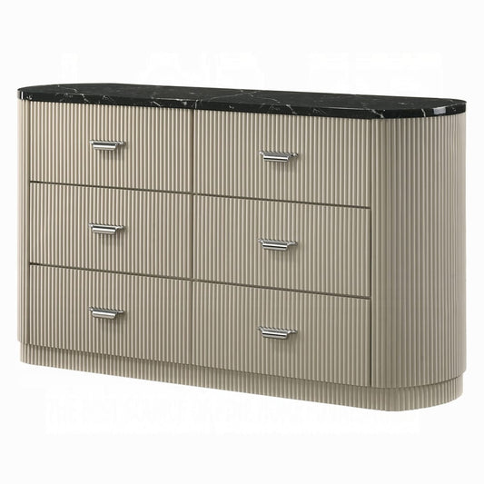 ACME Furniture - Travonte - Dresser - Gray Linen & Beige - BD04885 view 1