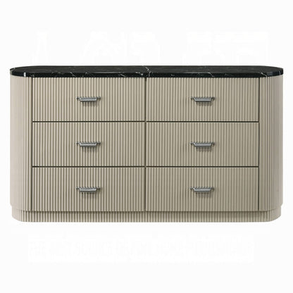 ACME Furniture - Travonte - Dresser - Gray Linen & Beige - BD04885 view 2