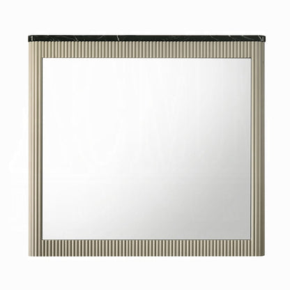 ACME Furniture - Travonte - Mirror - Gray Linen & Beige - BD04884 view 1