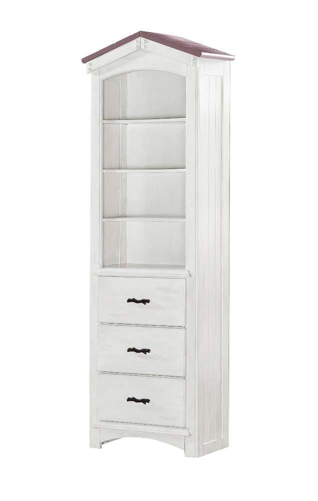 ACME Furniture - Tree House Bookcase Cabinet - Pink & White - BD01416 view 1