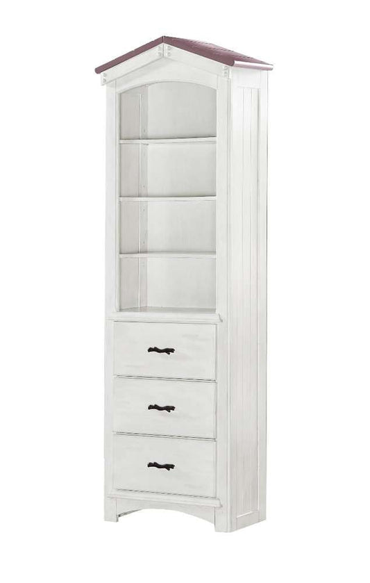 ACME Furniture - Tree House Bookcase Cabinet - Pink & White - BD01416 view 1