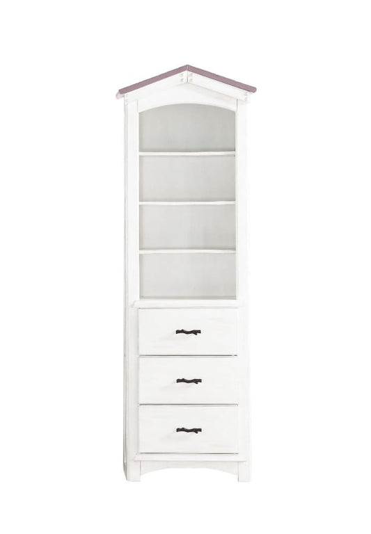 ACME Furniture - Tree House Bookcase Cabinet - Pink & White - BD01416 view 2