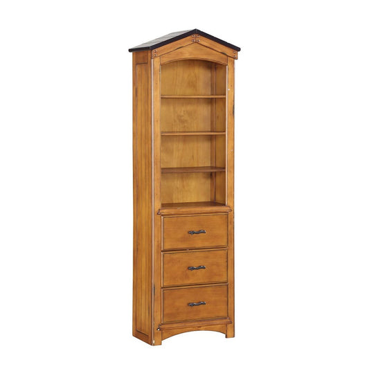 ACME Furniture - Tree House - Bookcase - Rustic Oak - 10163 view 1