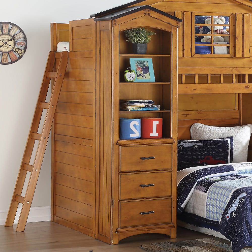 ACME Furniture - Tree House - Bookcase - Rustic Oak - 10163 view 5