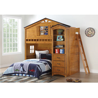 ACME Furniture - Tree House - Bookcase - Rustic Oak - 10163 view 6