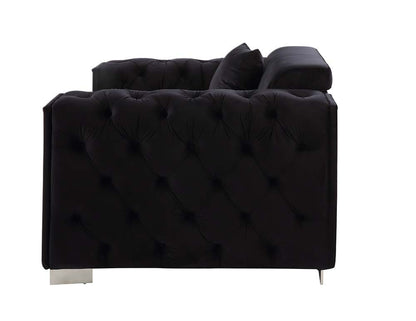 ACME Furniture - Trislar - Sofa w/4 Pillows - Black Velvet - LV01397 view 3