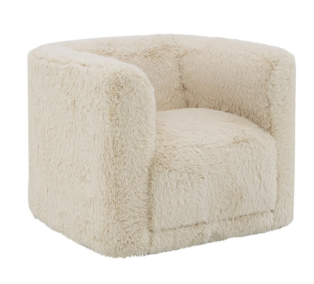 ACME Furniture - Upendo Chair w/Swivel - Beige Yakety Yak Sand - LV03082 veiw 1