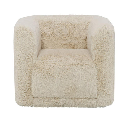 ACME Furniture - Upendo Chair w/Swivel - Beige Yakety Yak Sand - LV03082 veiw 2