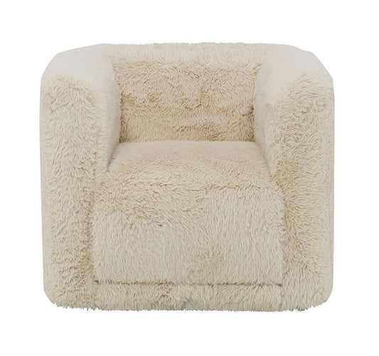 ACME Furniture - Upendo Chair w/Swivel - Beige Yakety Yak Sand - LV03082 veiw 2