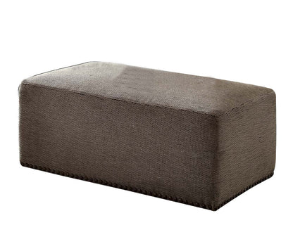 ACME Furniture - Ushury - Ottoman - Gray Chenille (Two Tone) - 53593 view 1