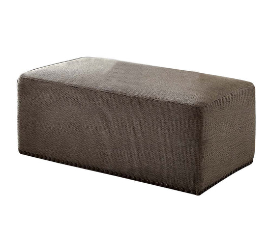 ACME Furniture - Ushury - Ottoman - Gray Chenille (Two Tone) - 53593 view 1