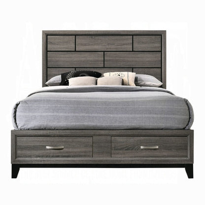 ACME Furniture - Valdemar Eastern King Bed w/Storage - 27057EK view 2