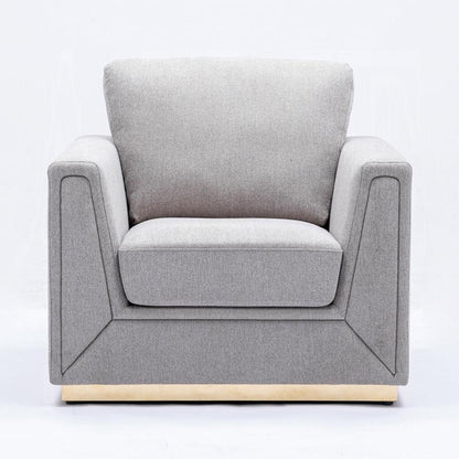ACME Furniture - Valin Chair - Gray Linen - LV01746 veiw 2