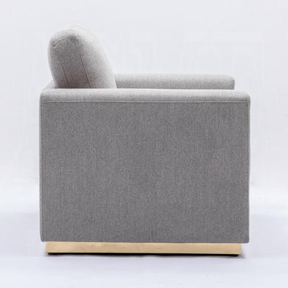 ACME Furniture - Valin Chair - Gray Linen - LV01746 veiw 3