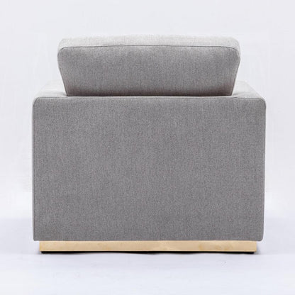 ACME Furniture - Valin Chair - Gray Linen - LV01746 veiw 4