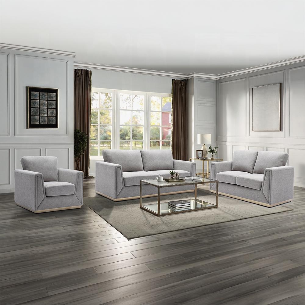 ACME Furniture - Valin Sofa - Gray Linen - LV01744 veiw 6