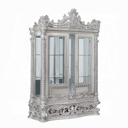 ACME Furniture - Valkyrie Curio - Antique Platinum Finish - DN00692 veiw 1