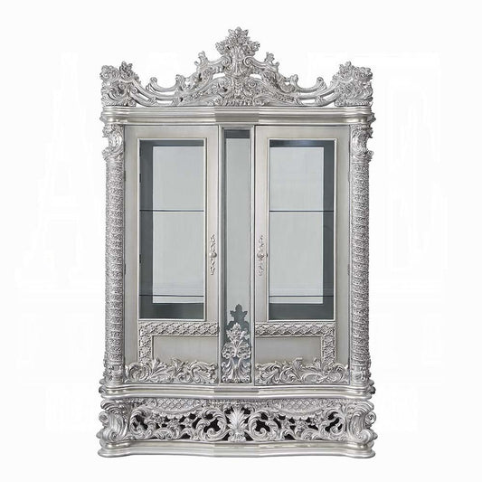 ACME Furniture - Valkyrie Curio - Antique Platinum Finish - DN00692 veiw 2