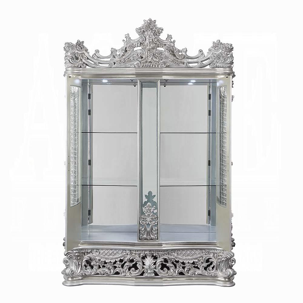 ACME Furniture - Valkyrie Curio - Antique Platinum Finish - DN00692 veiw 3