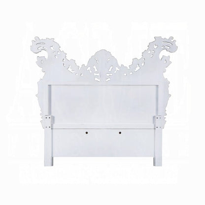 ACME Furniture - Valkyrie Eastern King Bed - Synthetic Leather - Antique Platinum - BD00683EK view 2