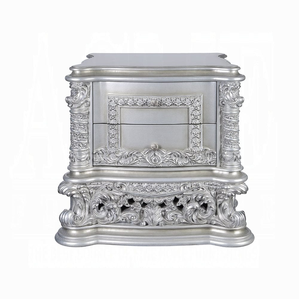 ACME Furniture - Valkyrie Nightstand - Antique Platinum - BD00684 view 2