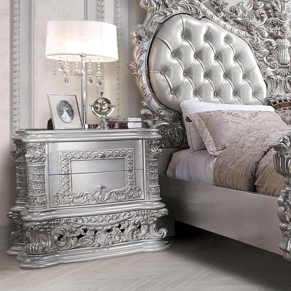 ACME Furniture - Valkyrie Nightstand - Antique Platinum - BD00684 view 6
