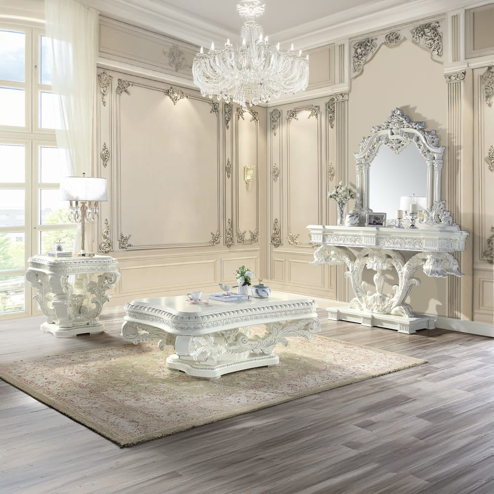 ACME Furniture - Vanaheim Coffee Table - Antique White - LV00800 view 5