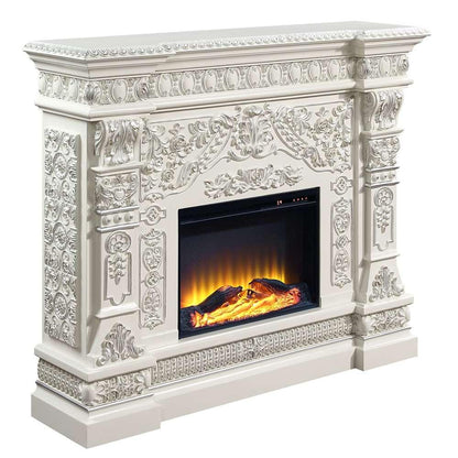 ACME Furniture - Vanaheim Fireplace - Antique White - AC01617 veiw 2