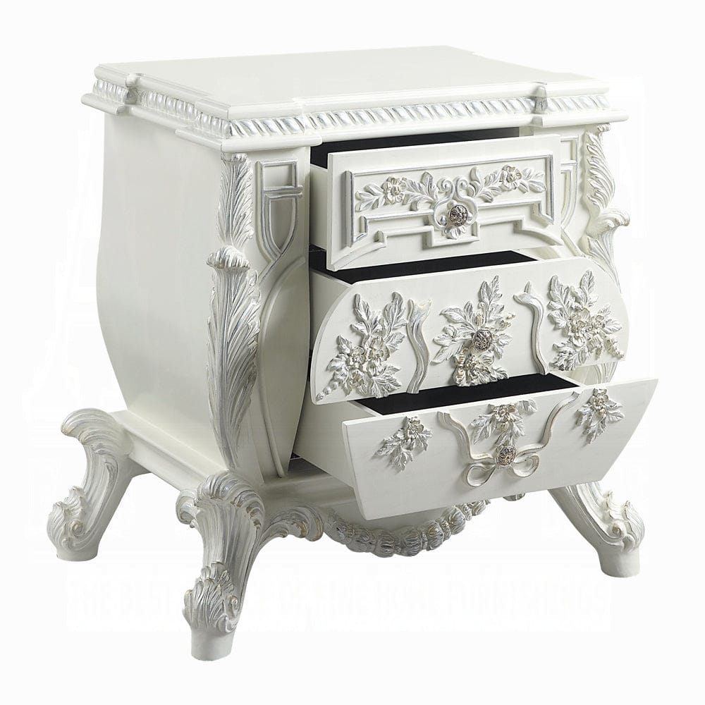 ACME Furniture - Vanaheim Nightstand - Antique White - BD00672 view 3
